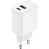 Vega SETTY sieťová nabíjačka 1x USB + USB-C 3A 20W biela (GSM106083)
