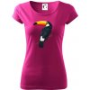 Tukan kreslený - Dámske tričko Pure - XL ( Fuchsiová )