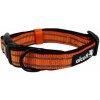Alcott Reflexní obojek pro psy Adventure oranžový neon velikost S