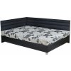 New design Posteľ 110x200 ELITE L 162/210 OLD matrac látka 162/korpus + čelo eco 210 - matrac POLYURETAN D2 čalúnené 115 cm x 80 cm x 205 cm