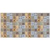 Obkladové panely 3D PVC TP10010441, cena za kus, rozmer 960 x 480 mm, Marakesh hnedo-modrý, GRACE