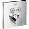 Hansgrohe ShowerSelect - Termostat pod omietku pre 2 spotrebiče, chróm 15763000