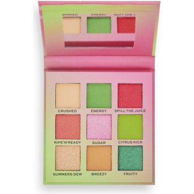 Makeup Revolution Hot Shot Watermelon paletka očných tieňov Breeze 9 g