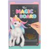 Ylvi Magická tabuľka na maľovanie Ylvi, Ružová, ceruzka so šnúrou