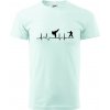 Karate EKG - Klasické pánske tričko vyššej gramáže - 2XL ( Frost )