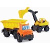 Stavebné autíčka bager a sklápač Dump Truck and Excavator TP Écoiffier s figúrkou pracovníka od 18 mes