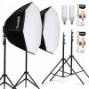 Panolux Sada svietidiel SOFTBOX Octa 60 cm 125 W LED