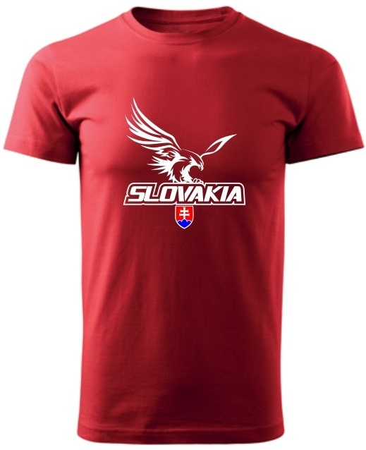 Valach tričko Slovakia orol znak červené