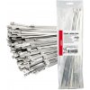 Nerezové sťahovacie pásky 4,6x350mm 100 ks AMiO-04324