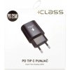+Class Rýchlonabíjačka 25W USB-C – Čierna | Fast Charge nabíjačka pre Samsung, Android, iPhone