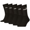 Puma dámske športové ponožky 5 párov čierna