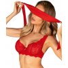 Páska Obsessive Blindfold Red - Červená / UNI