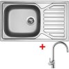 Sinks kuchyňský dřez OKIO 860 XXL V + baterie VITALIA
