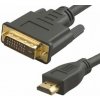 Gembird Cablexpert Dátový kábel HDMI-DVI 1,8 m s pozláteným konektorom /CC-HDMI-DVI-6/