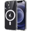 SES Ochranný silikónový obal s integráciou pre bezdrôtové nabíjanie Qi pre Apple iPhone 12 Pro - priehľadný 8290