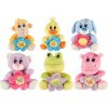 Teddies Zvířátko sedící s kytičkou 18 cm