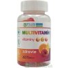 PLUS LEKÁREŇ Multivitamín želé cukríky, ovocná príchuť 60ks