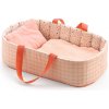 Djeco Djeco Dolls Bed time Bassinet Pink Lines