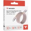 Verbatim 31853 USB USB C samec - USB C samec, 60W, 1.2m, růžový