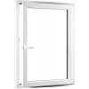 Jednokrídlové plastové okno REHAU Smartline+, otváravo - sklopné pravé - SKLADOVÉ-OKNÁ.sk - 950 x 1400