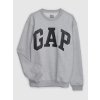 GAP mikina s logom sivá
