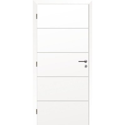 Solodoor Interiérové dvere Snow 4 plné, 60 L, biela