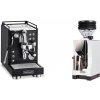 La Pavoni Mini Cellini, black + Eureka Mignon Zero, CR white