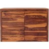 indickynabytok.sk - Komoda Tina 140x100x45 indický masív palisander
