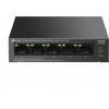 TP-Link LiteWave switch LS105LP (5x100Mb/s, 4xPoE, 41W, fanless)
