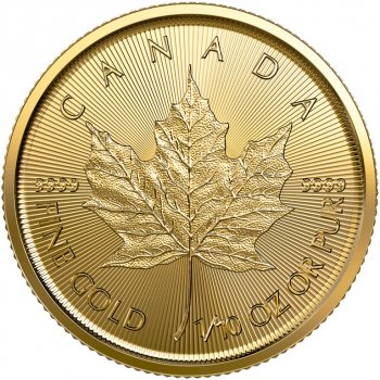 Royal Canadian Mint Maple Leaf Zlatá minca 1/10 oz