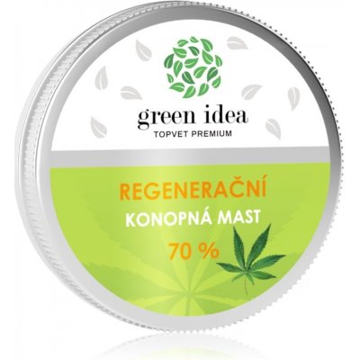 Green Idea Regeneračná konopná masť 70% regeneračná a upokojujúca starostlivosť 100 ml