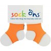 Sock Ons Návleky ne detské ponožky, Bright Orange - Veľkosť 0-6m