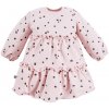 Eevi Detské šaty Dogs&Spots ružové