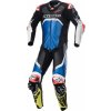 Jednodílná kombinéza GP TECH 4, TECH-AIR kompatibilní, ALPINESTARS (modrá/žlutá fluo/červená fluo/černá/bílá, vel. 58)