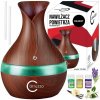 ULTRAZVUKOVÝ ZVLHČOVAČ VZDUCHU, DIFUZÉR AROMATERAPIA + OLEJE