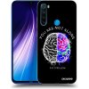 Picasee silikónový prehľadný obal pre Xiaomi Redmi Note 8 - Brain - White