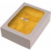 Dekoria Súprava 3 ks uterákov Cairo yellow, 2 szt. 50 x 90 cm / 1 szt. 70 x 140 cm