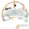 SKIP HOP Deka na hranie s drevenou hrazdičkou Discoverosity Montessori 0m+