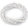 Prútený veniec Ø20 cm - 1 ks 1 biela