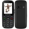 EVOLVEO EasyPhone EG, mobilný telefón pre seniorov s nabíjacím stojanom (čierna farba) EP-550-EGB