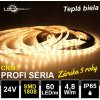 LEDprodukt 5m PROFI LED pásik 60LED/m SMD1808 4,8W/m teplá biela CRI97 IP65 24V