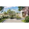skleník VITAVIA URANUS 8300 číre sklo 3 mm strieborný LG1036