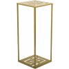 DekorStyle Stojan na květiny Loftstyle 60 cm zlatý