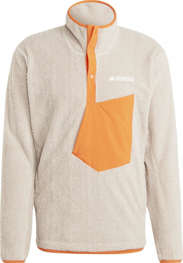 adidas Fleecová mikina Terrex XPLORIC High-Pile-Fleece IN3107 Béžová