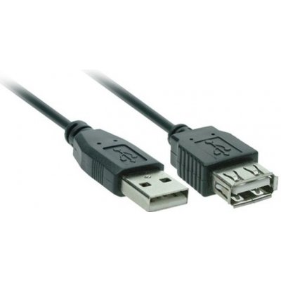 Solight SSC0404E USB kábel, USB 2.0 A konektor - USB 2.0 A zdierka, 4m,  manžeta od 1,68 € - Heureka.sk