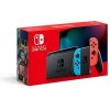 Nintendo Switch console with neon red&blue Joy-Con