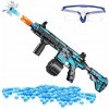 Sunny Blaster 808, detská vodná gélová vzduchová pištoľ s príslušenstvom, modrá 808blue