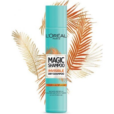 Loreal Magic Shampoo L´ORÉAL Magic Shampoo Invisible Dry Tropical Splash, suchý šampón 200 ml