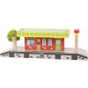 Bigjigs Rail Drevené vláčiky - Vidiecka stanica