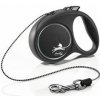 Vodítko FLEXI Black Design XS lanko 3m/8kg strieborná